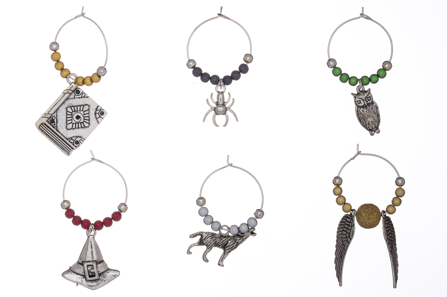 Harry Potter Wizard Wine Charms Set, Makes a Great Funny Party Gift – Poppy  and Oak
